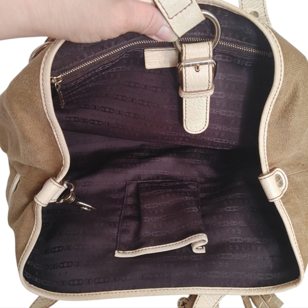 Celine Paris Canvas & Leather Boogie Tassel Bag - Picture 5 of 16